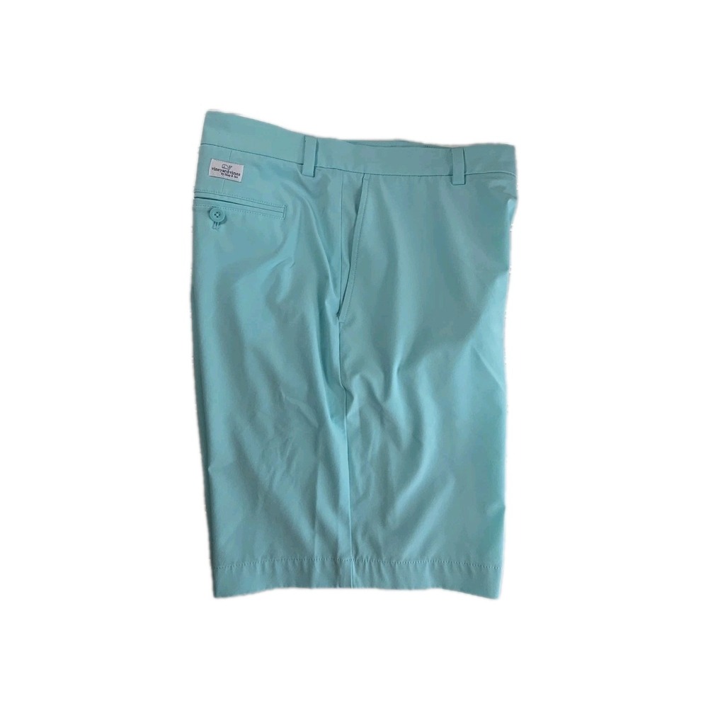 Vineyard Vines Performance Breaker Shorts Men's Size 36 Teal Blue Stretch